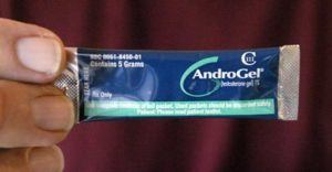 picture of AndroGel, a testosterone replacement medication